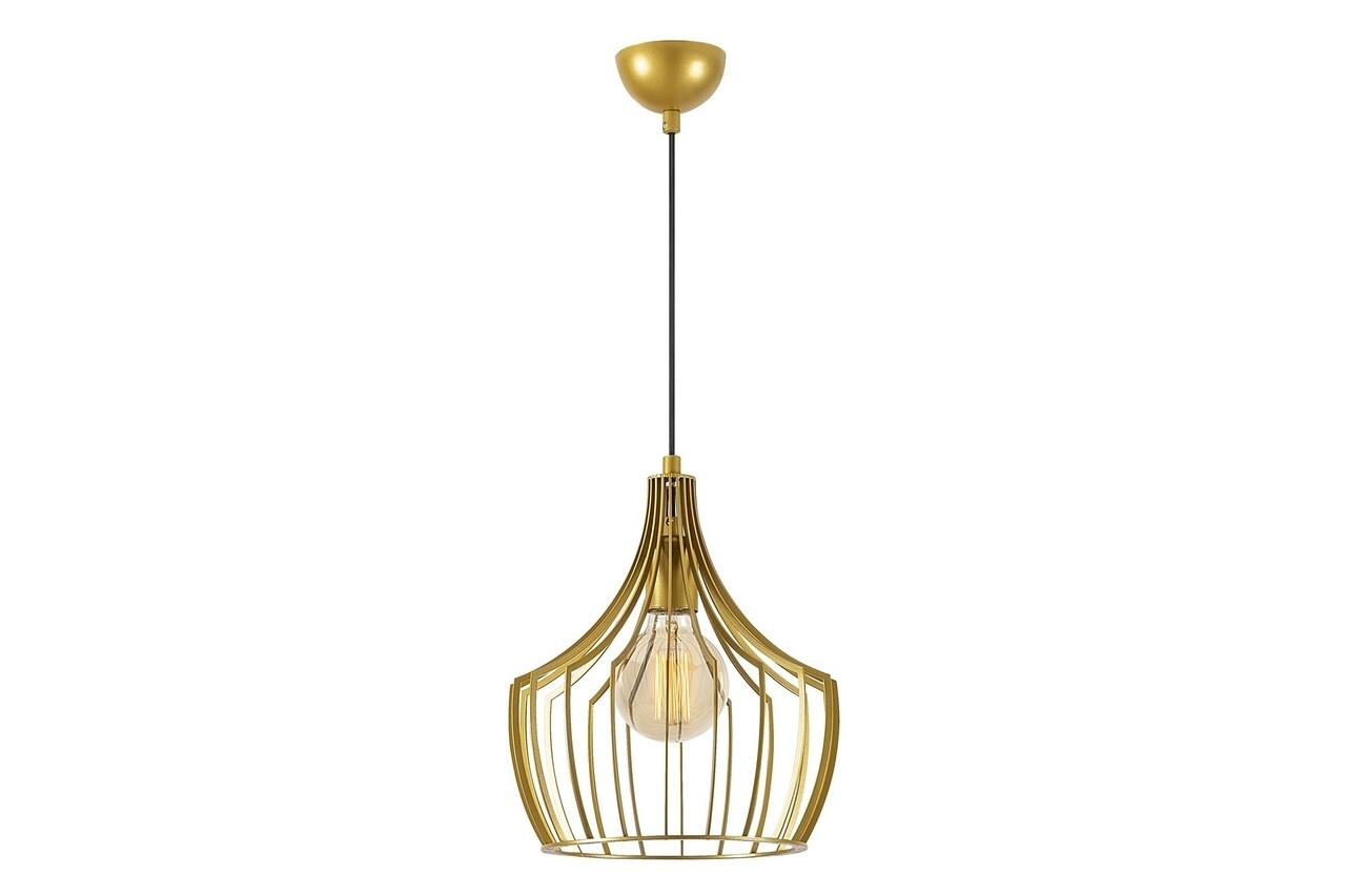 Lustra Mezopotamya N-1279, Noor, 27 x 126 cm, 1 x E27, 100W, auriu - imagine 7